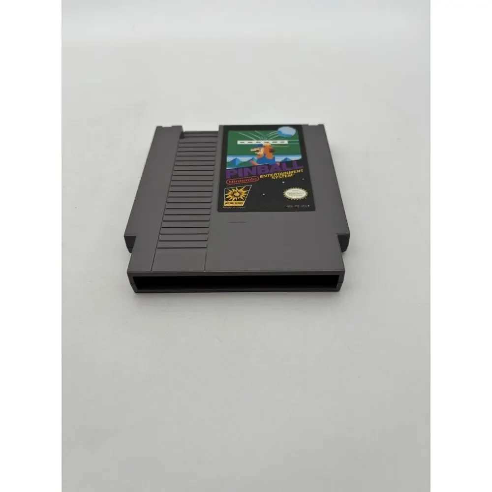 Pinball - 1990 NES Game Authentic Nintendo Tested Working VG Condition
